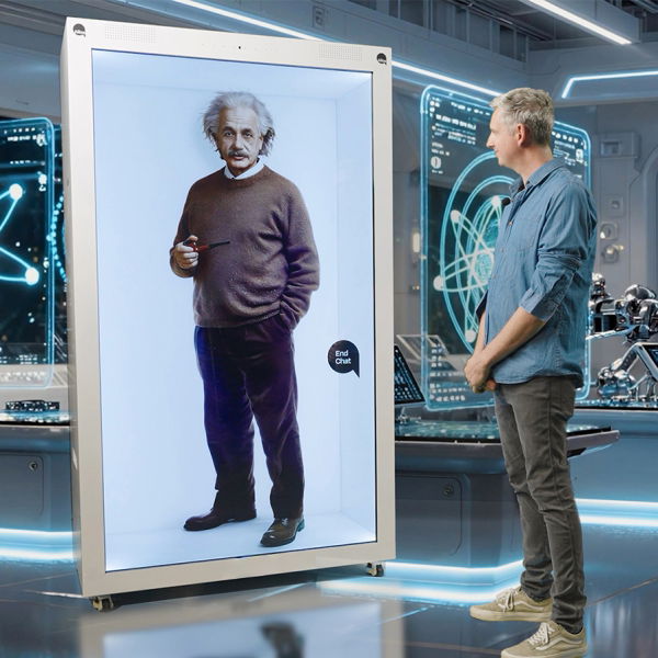 AI Interactive Hologram People Tech Themed Act Review Corporate Event West Midlands