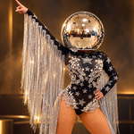 Dazzling Disco Ball Heads Street Performer Review Wedding