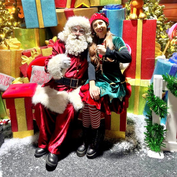 Santa and His Walkabout Elves