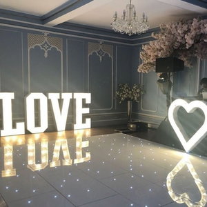 White LED Dance Floor Dance Floor Essex