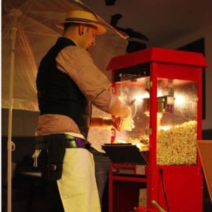 Popcorn Cart Funfair Stall Lancashire
