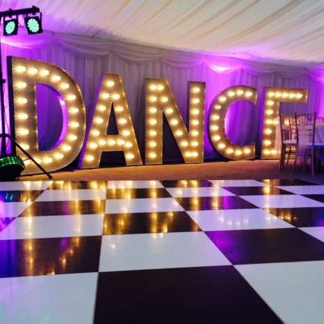 Black and White Dance Floor Dance Floor Hire West Yorkshire