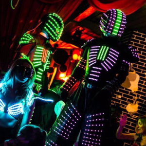 LED Stilt Robots Mix and Mingle Entertainer Lancashire