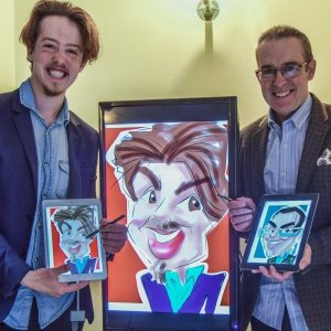 Face To Face Caricaturist Duo Leicestershire