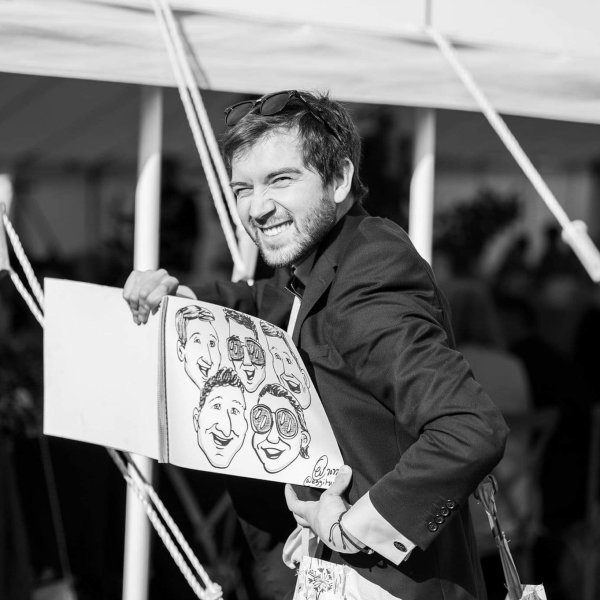 Caricaturist Edward Caricaturist Review Corporate Event West Midlands