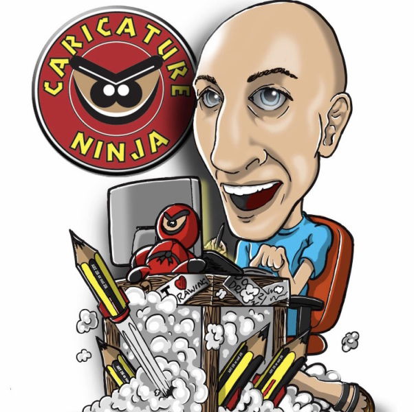 Caricature Ninja Caricaturist Kent