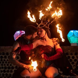 Ruby Reverie Fire Performer London