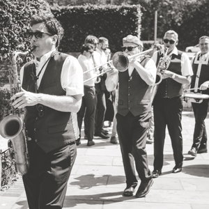 The Hot Horns Brass Band Nottinghamshire