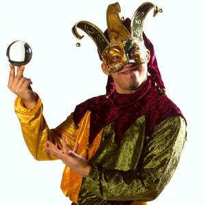 Jugglers In Jester Costume Circus Performer Leicestershire
