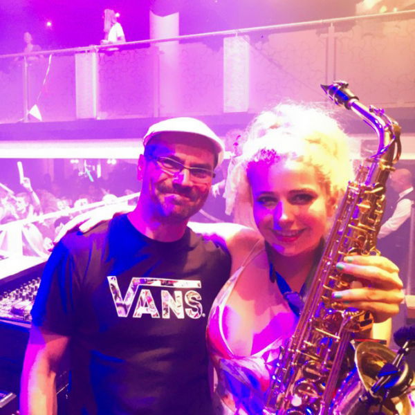 DJ Karlos Alexander and Sax