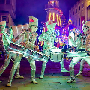 LED Drummers Unusual Musician Newcastle upon Tyne
