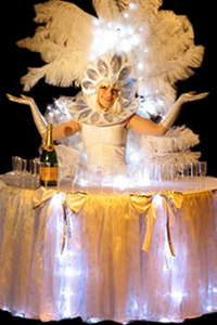 Living Tables Street Performer East Sussex
