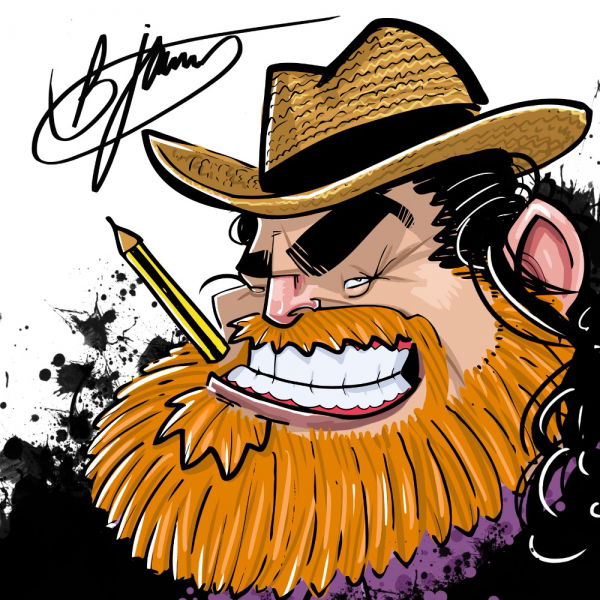 Barrie Draws Caricatures