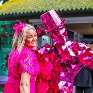 Mesmerising Mirror Men Street Performer Staffordshire