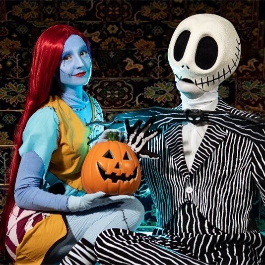 Nightmare Jack and Sally Costume Characters Lancashire