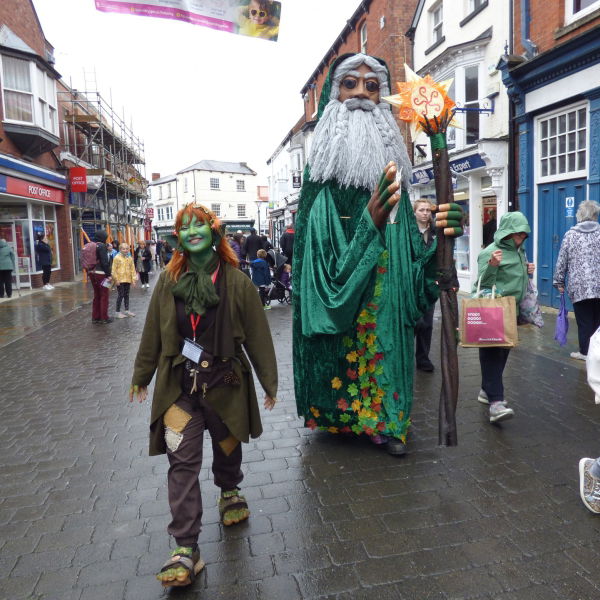 Wizard Walkabout Puppet Street Performer East Yorkshire