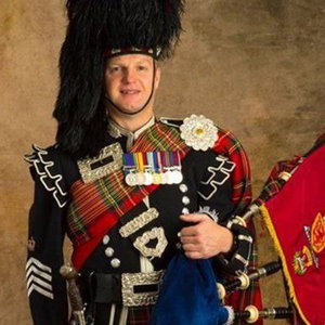 Pipe Major Mark Piper Scottish Borders