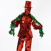 Christmas Themed Mirror People