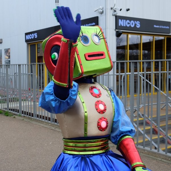 Lady Robot Costume Character London