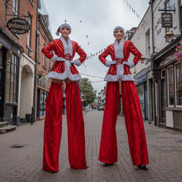 Festive Theme Stilt Walkers