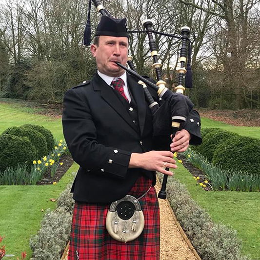 Scottish Bagpiper Malcolm