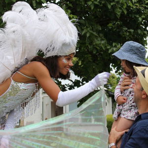 Showgirl Stilt Walkers Street Performer Leicestershire