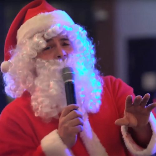 Singing Santa Christmas Entertainer Lancashire