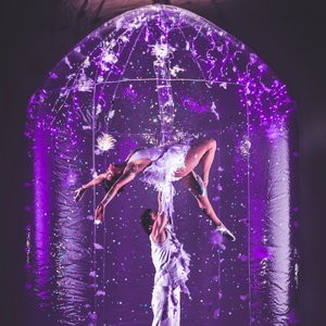Magical Snowdome Circus Performer London