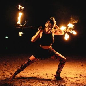 Helen Of Poi Fire Performer Renfrewshire