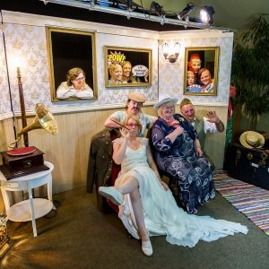 Parlour Photo Wall Photo Booth Leicestershire