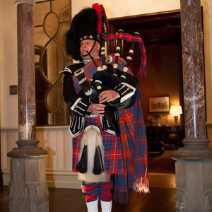 The Scottish Piper Piper Durham
