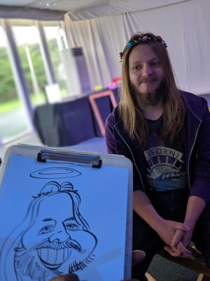 Event Draw A Crowd Caricatures Caricaturist London