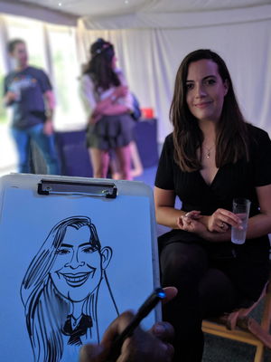 Event Draw A Crowd Caricatures Caricaturist London