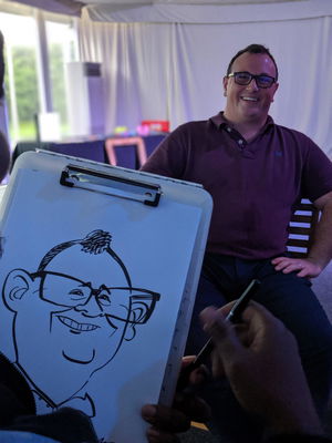 Event Draw A Crowd Caricatures Caricaturist London
