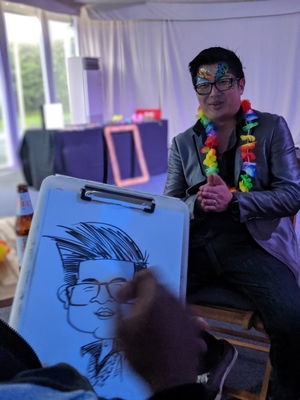 Event Draw A Crowd Caricatures Caricaturist London