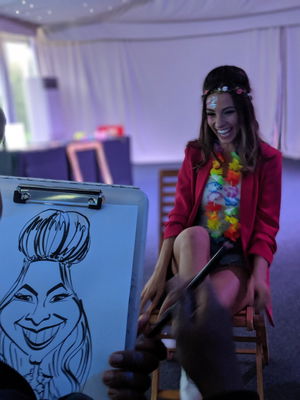Event Draw A Crowd Caricatures Caricaturist London