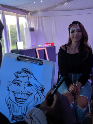 Event Draw A Crowd Caricatures Caricaturist London