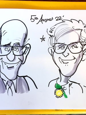 Event Caricature Party with Rich Caricaturist Staffordshire