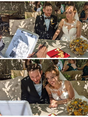 Event Draw A Crowd Caricatures Caricaturist London