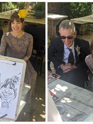 Event Draw A Crowd Caricatures Caricaturist London