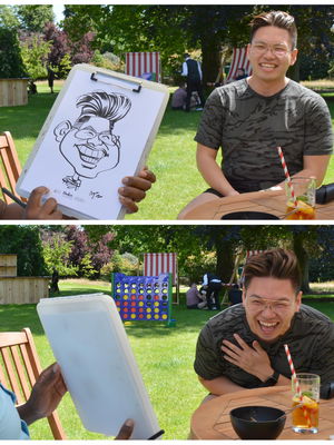 Event Draw A Crowd Caricatures Caricaturist London