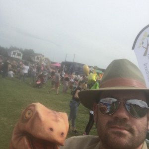 Ann-Marie K booked Dougie the Dino for  their event in West Yorkshire Dougie the Dino Mix and Mingle Entertainer Review Festival / Outdoor Event West Yorkshire