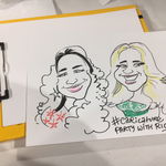 Rosie C booked Caricature Party with Rich for their event in Manchester Caricature Party with Rich Caricaturist Review Corporate Event Manchester