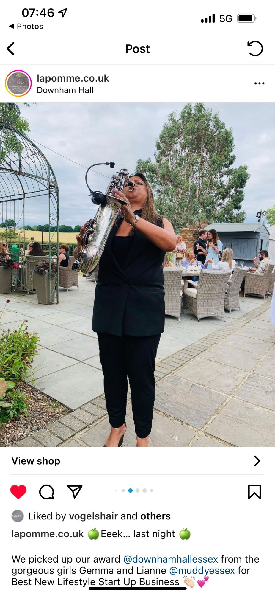 Mads On Sax Saxophonist Review Exhibition / Trade Fair Essex