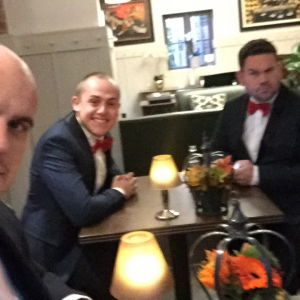 Eytan S booked The T-Tones for  their wedding in Berkshire The T-Tones Acapella group Review Wedding Berkshire
