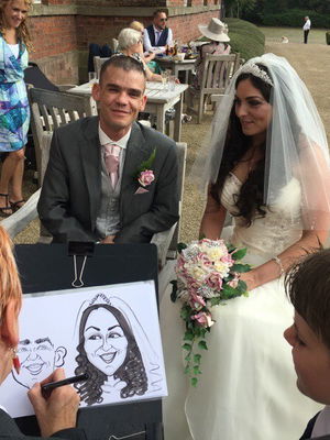 Event C R Caricatures Caricaturist Telford, Shropshire