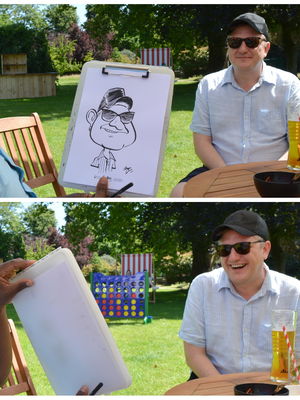 Event Draw A Crowd Caricatures Caricaturist London