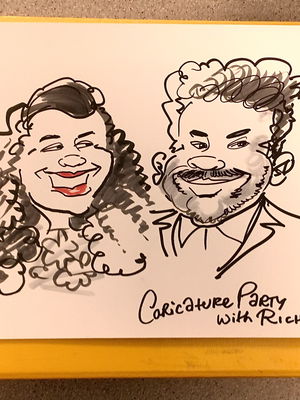 Event Caricature Party with Rich Caricaturist Staffordshire