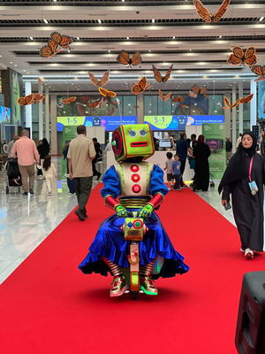 Event Lady Robot Costume Character London