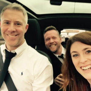 Posing with the most wonderful Lady Maria-Belen Parker (MB) at her stunning 50th Wedding Anniversary West End Encore Solo Artist, Duo or Trio Review Charity Event Northamptonshire